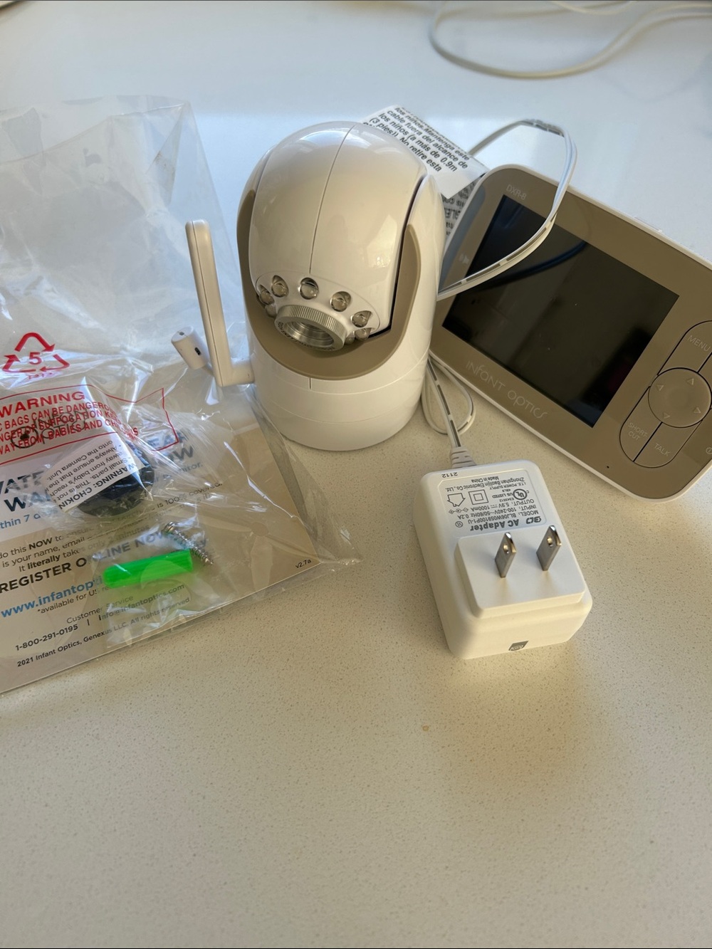 Infant Optics DXR-8 Pro Video Baby Monitor - White